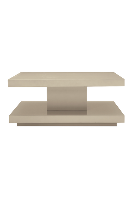   Beige Geometrical Coffee Table | Oroa.com