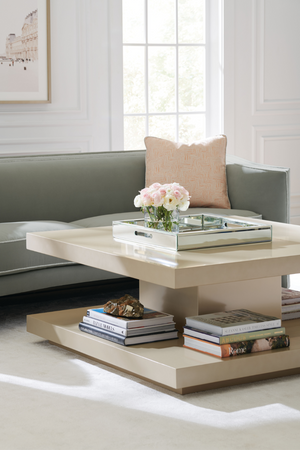   Beige Geometrical Coffee Table | Oroa.com