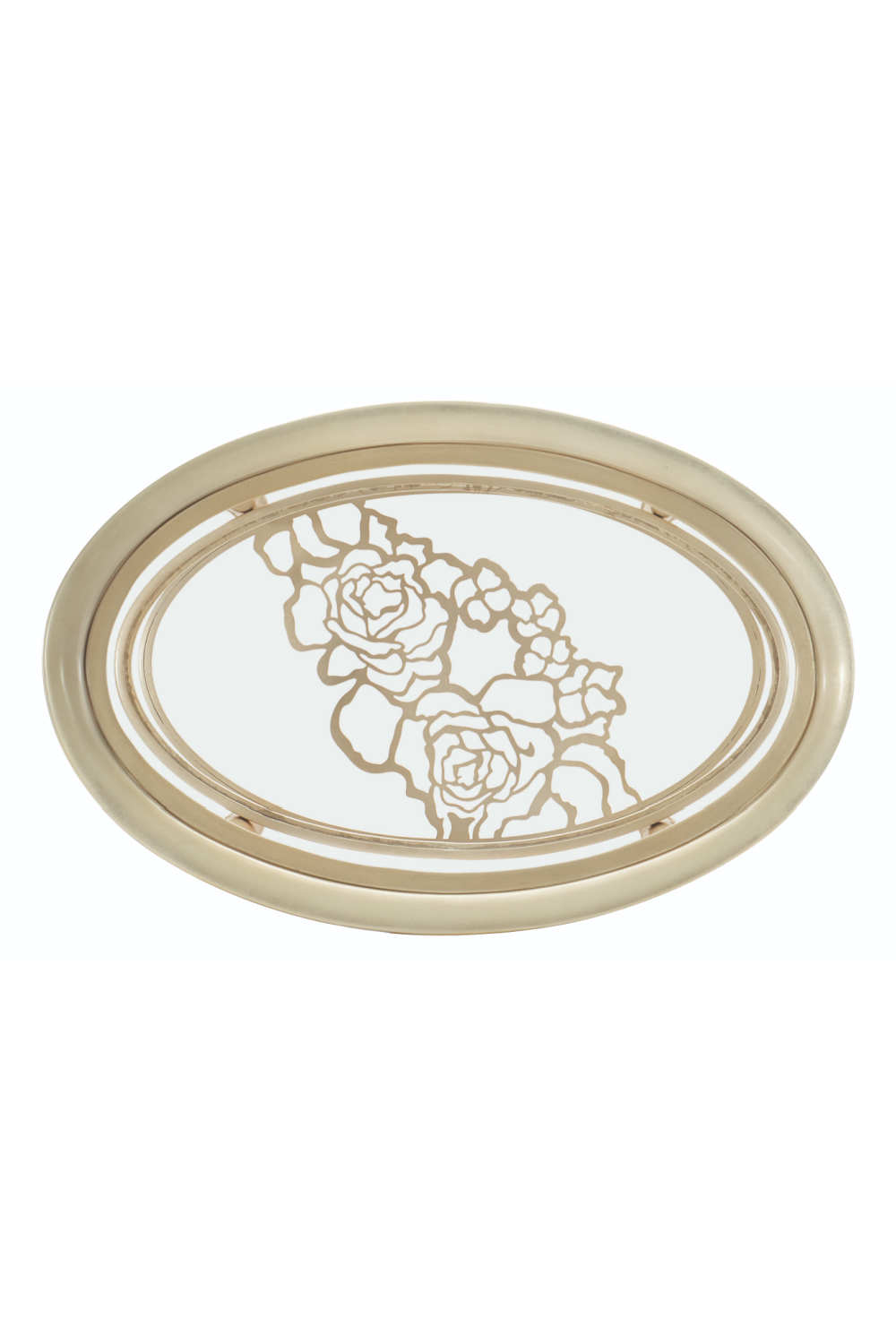  Oval Glass Top Side Table | Oroa.com