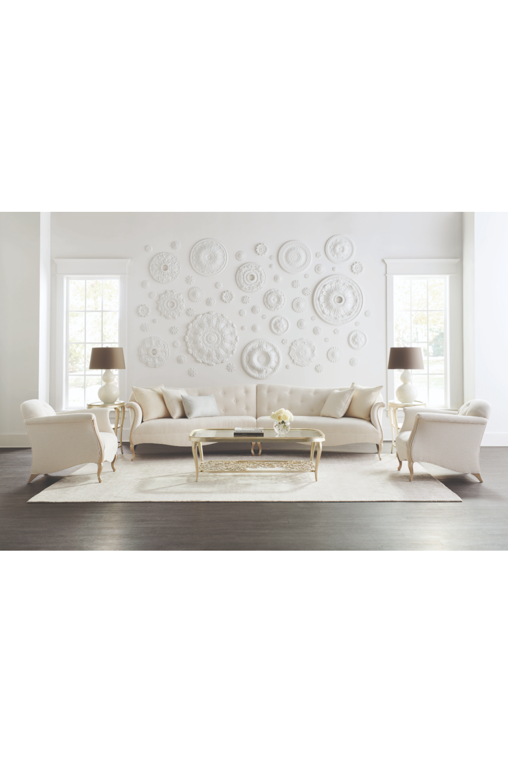   Oval Glass Top Side Table | Oroa.com