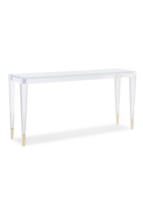   Transparent Modern Console Table | Oroa.com