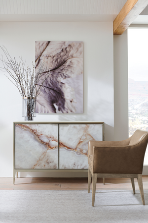   Patterned White Agate Cabinet | Oroa.com