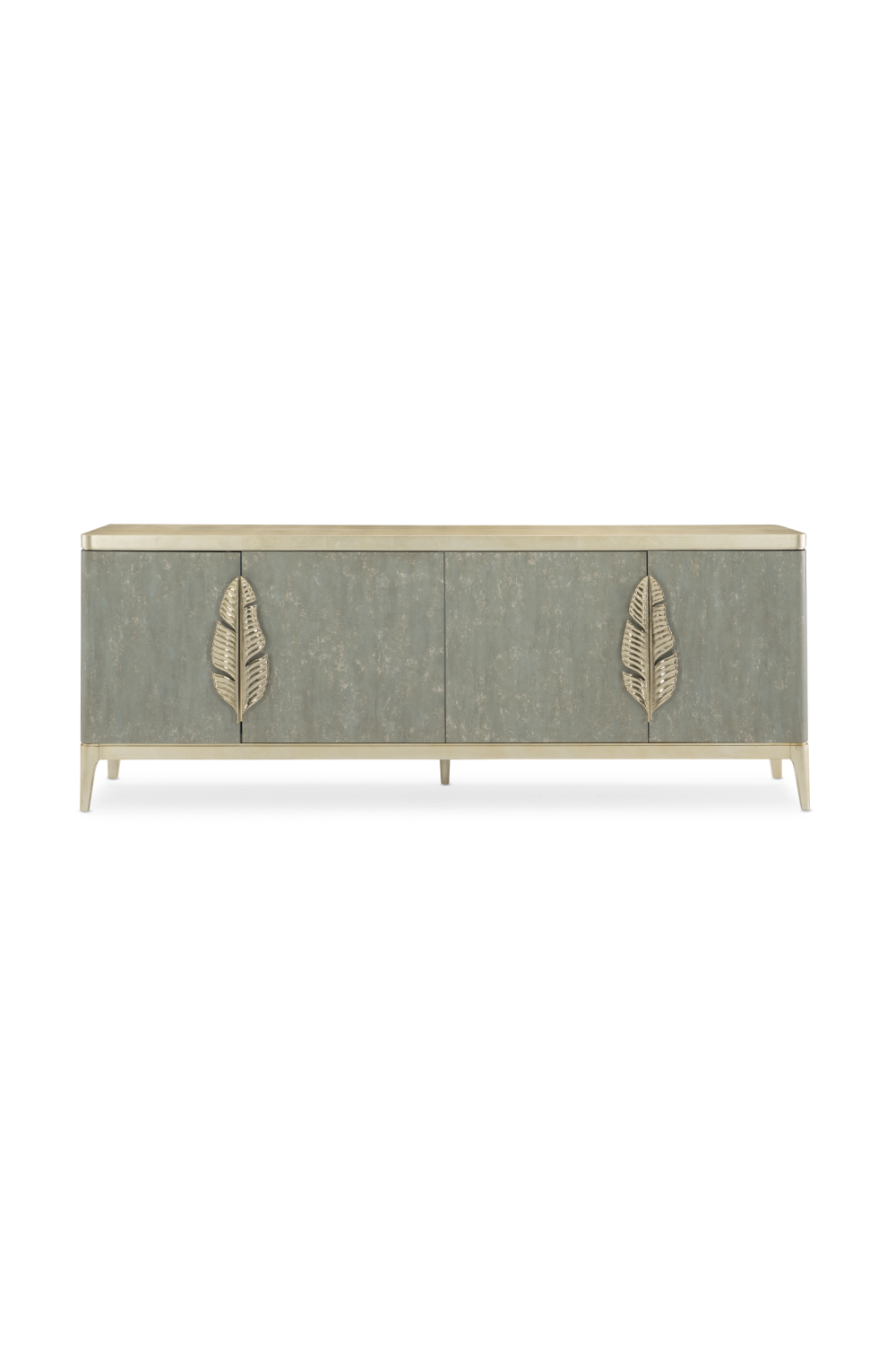   Gold Palm Accent Sideboard | Oroa.com