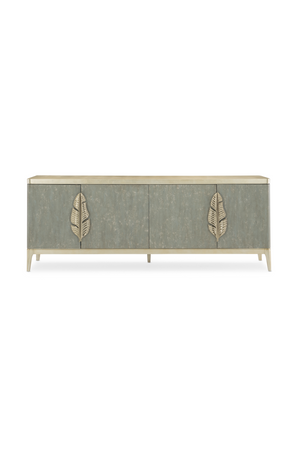   Gold Palm Accent Sideboard | Oroa.com
