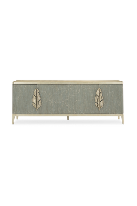   Gold Palm Accent Sideboard | Oroa.com