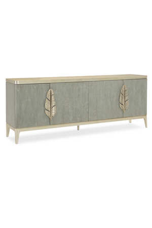   Gold Palm Accent Sideboard | Oroa.com
