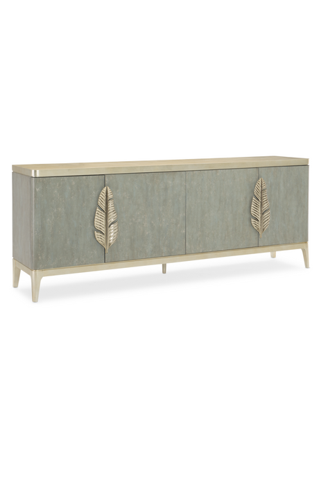   Gold Palm Accent Sideboard | Oroa.com
