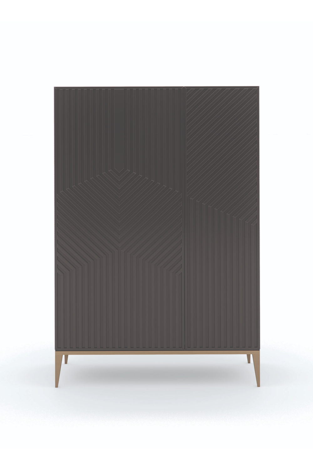   Dark Brown Graphic Cabinet | Oroa.com
