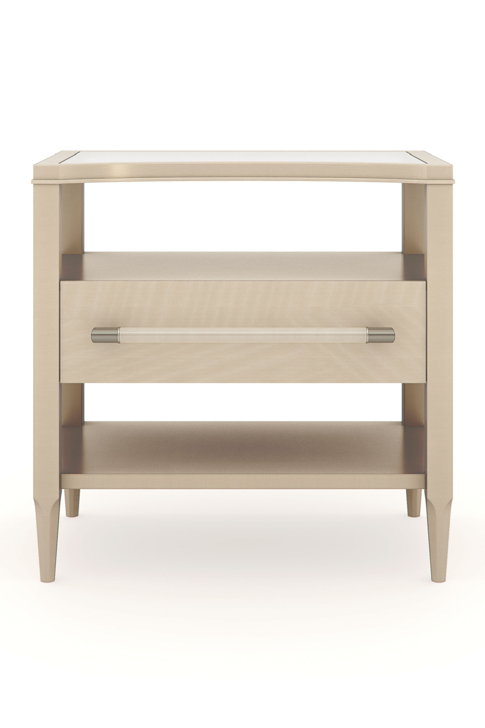   Crescent-Shaped Top Nightstand | Oroa.com