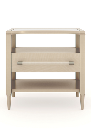   Crescent-Shaped Top Nightstand | Oroa.com