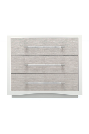   White 3-Drawer Nightstand | Oroa.com