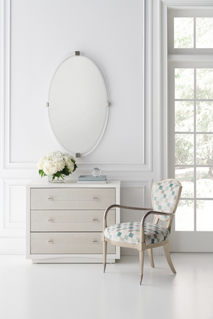   White 3-Drawer Nightstand | Oroa.com