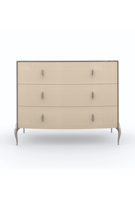   Cream Modern Nightstand | Oroa.com