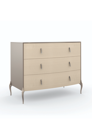   Cream Modern Nightstand | Oroa.com