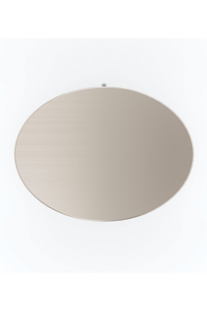   Oval Silver Nightstand | Oroa.com