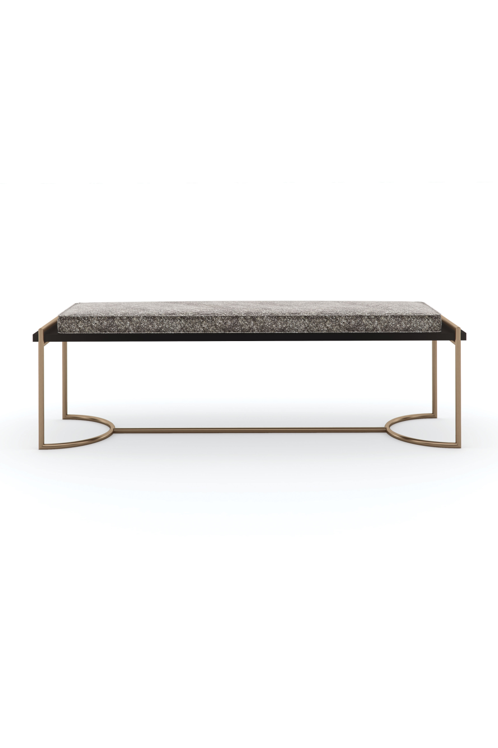   Gray Velvet Bench | Oroa.com