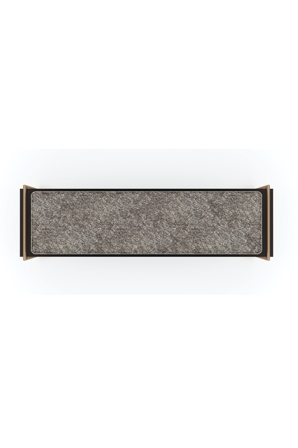   Gray Velvet Bench | Oroa.com