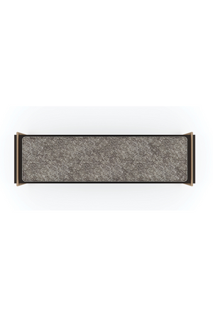   Gray Velvet Bench | Oroa.com