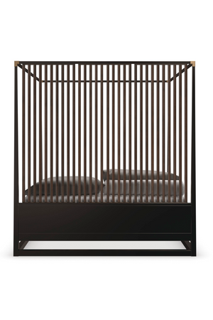   Brown Wooden Canopy Bed | Oroa.com