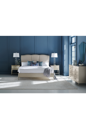   Silver Framed Modern Bed | Oroa.com