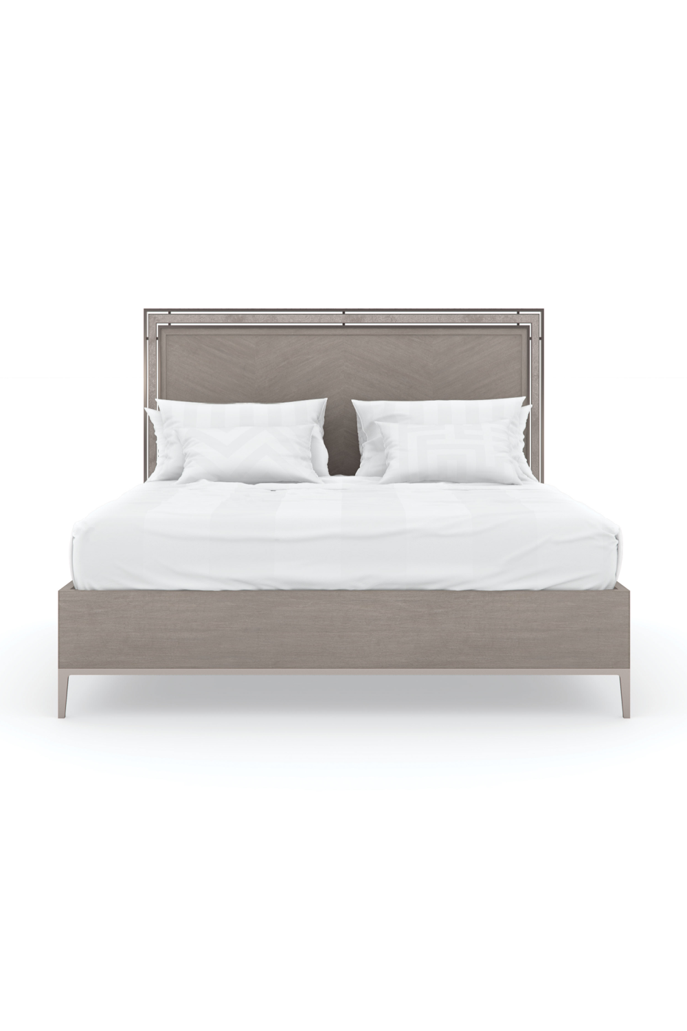   Herringbone Pattern California King Bed | Oroa.com