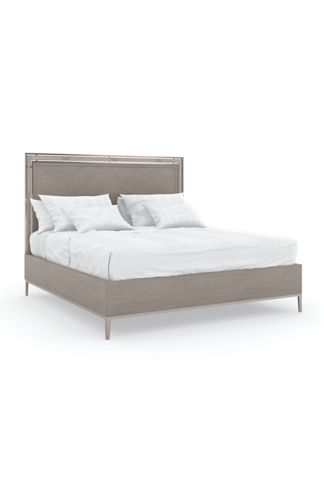   Herringbone Pattern California King Bed | Oroa.com