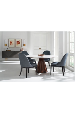   White Marble Dining Table | Oroa.com