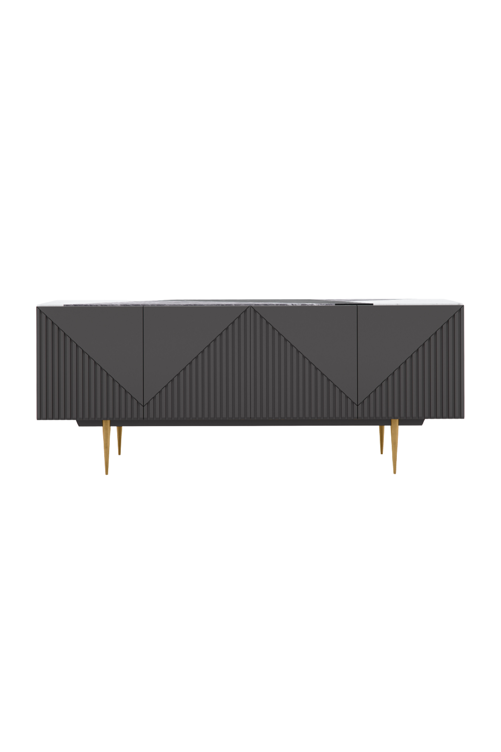   Slatted Modern Sideboard | Oroa.com