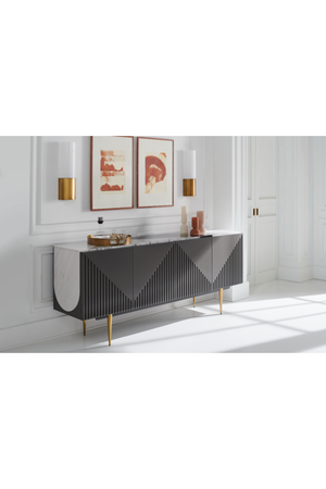   Slatted Modern Sideboard | Oroa.com