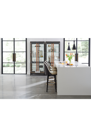  Vegan Leather Bar Stool | Oroa.com