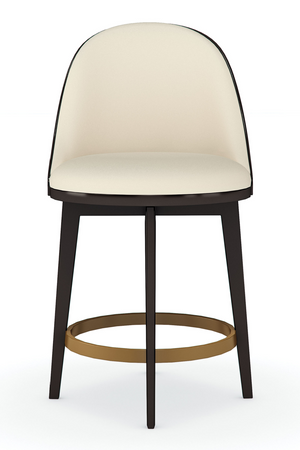   Vegan Leather Counter Stool | Oroa.com