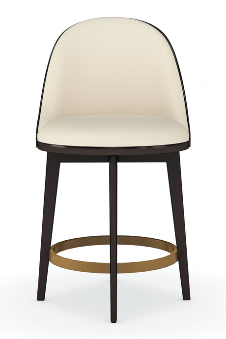   Vegan Leather Counter Stool | Oroa.com