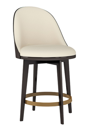   Vegan Leather Counter Stool | Oroa.com
