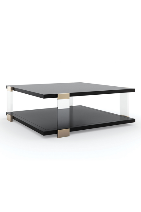   Square Black Coffee Table | Oroa.com