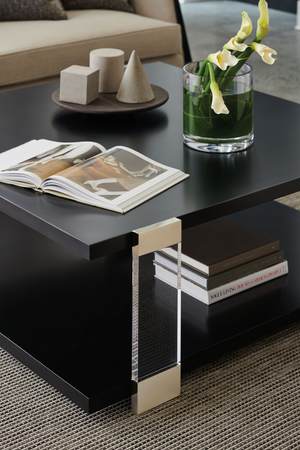   Square Black Coffee Table | Oroa.com