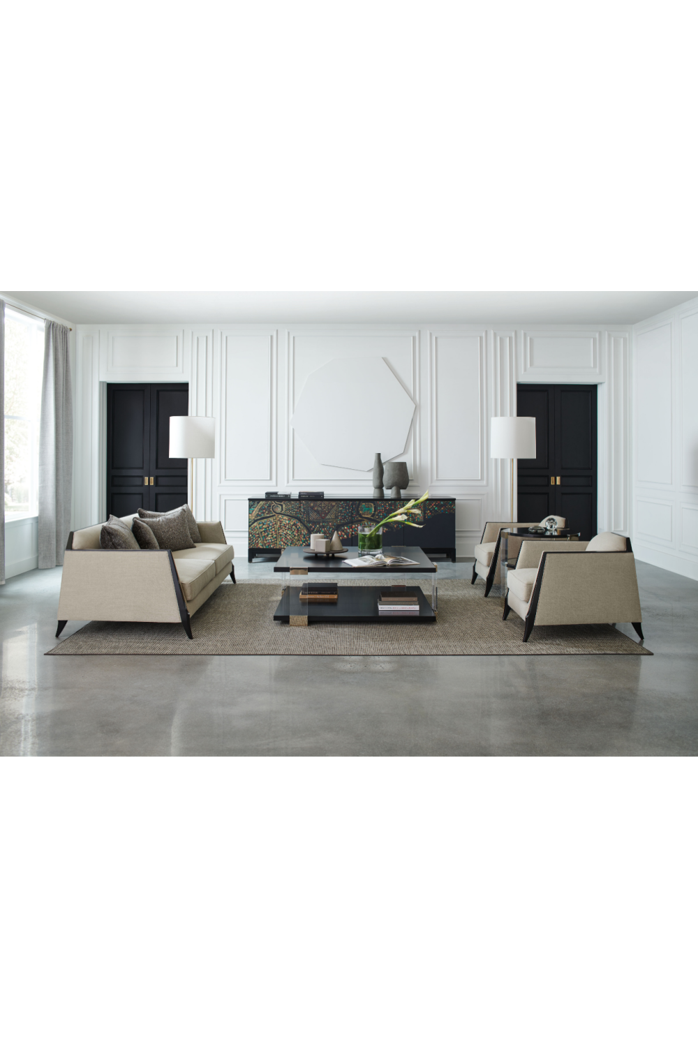   Square Black Coffee Table | Oroa.com