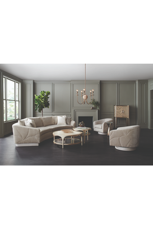   Round Metallic Accent Table | Oroa.com