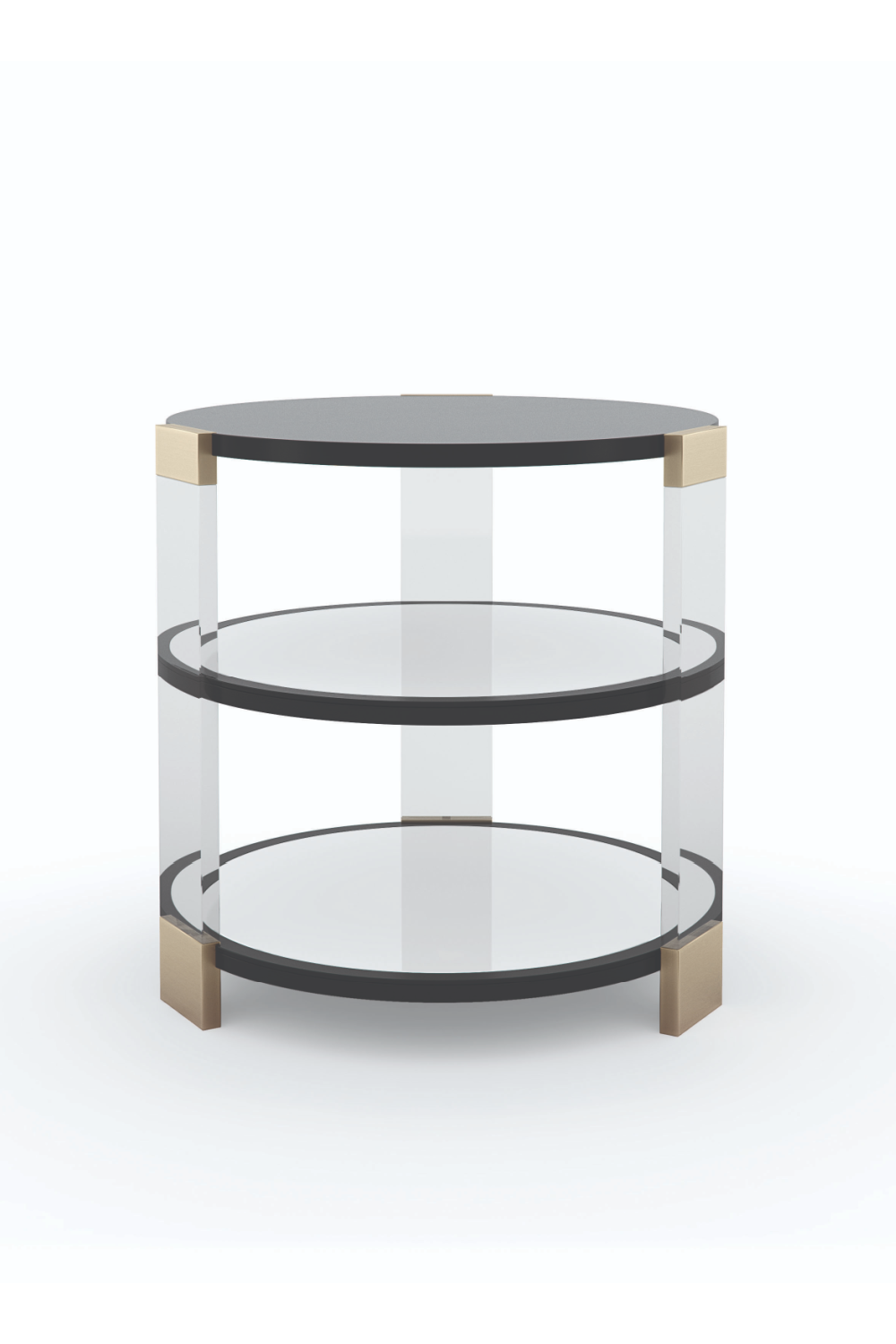   Round Mirrored Side Table | Oroa.com