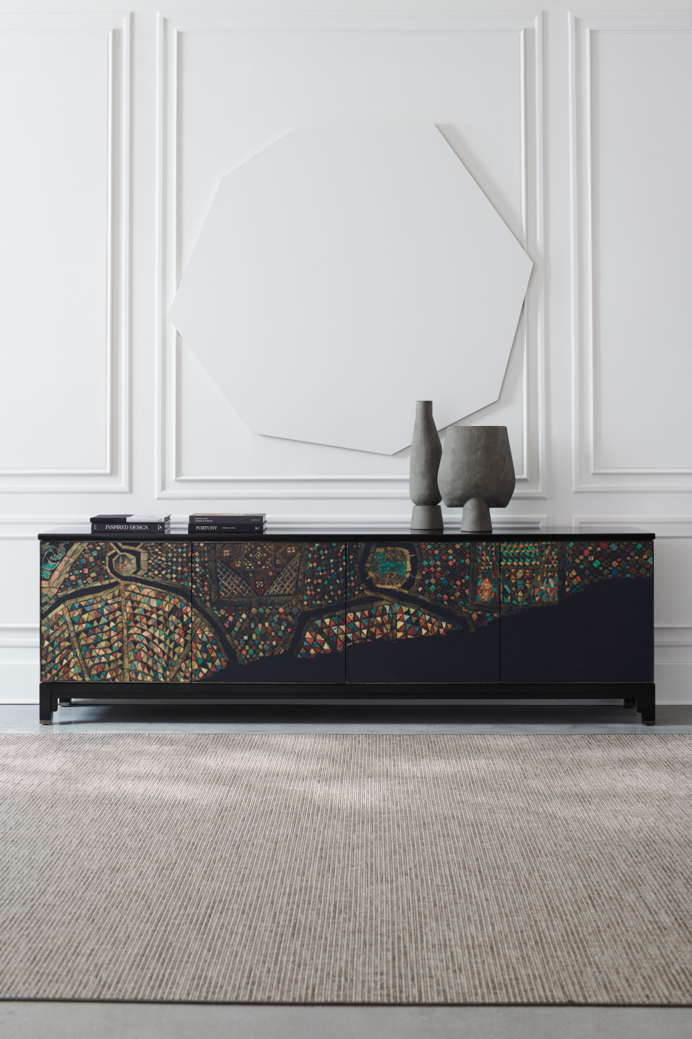   Art Printed Wooden Sideboard | Oroa.com