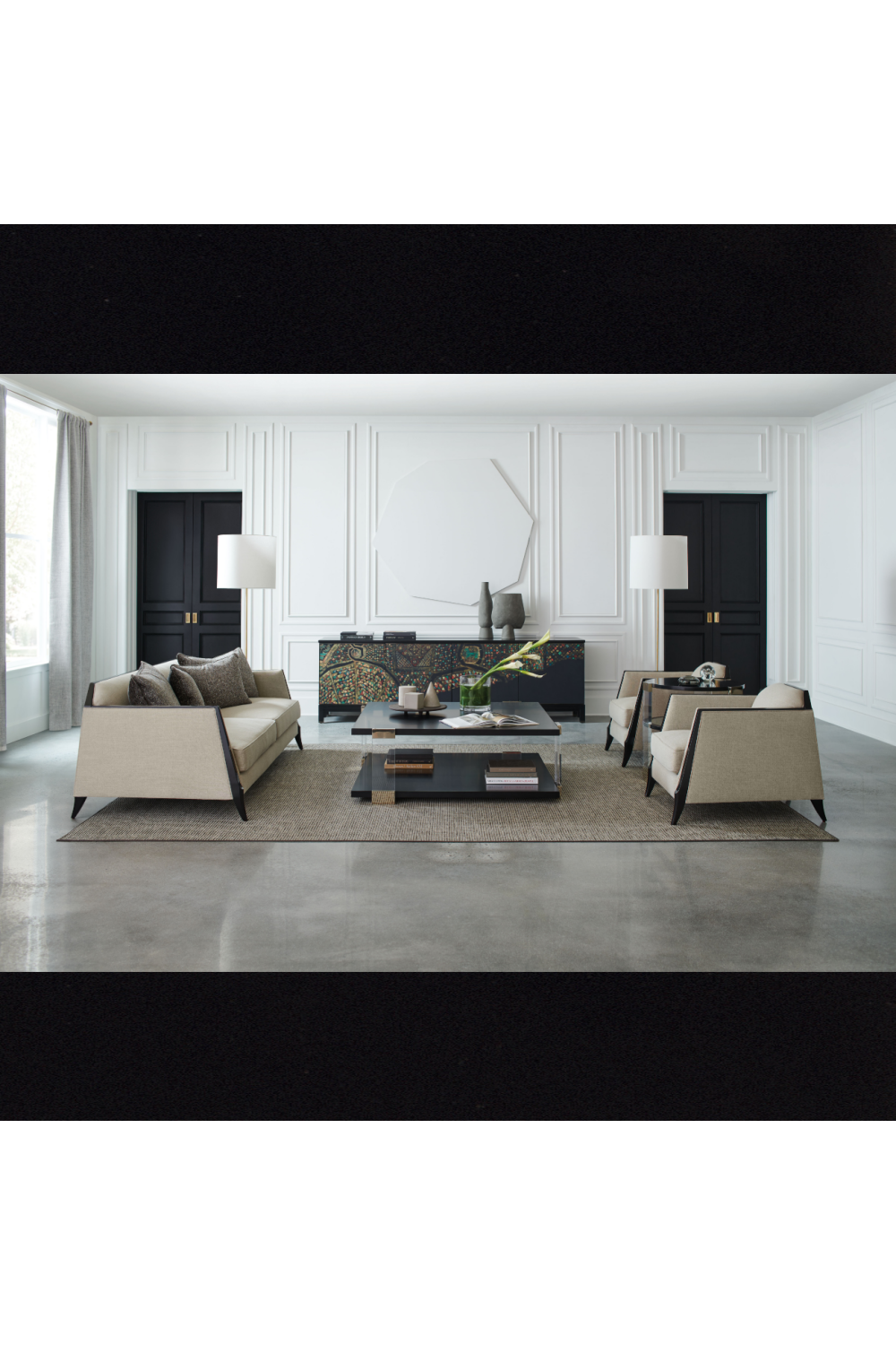   Art Printed Wooden Sideboard | Oroa.com