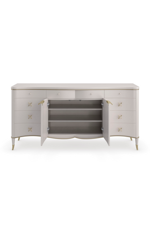   Cream Curved Dresser | Oroa.com