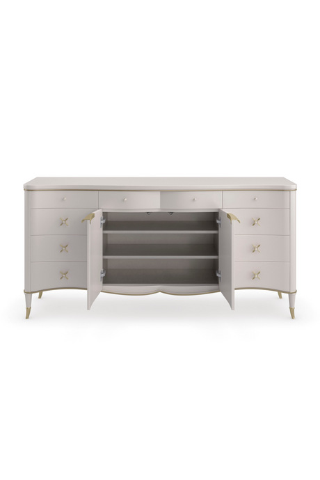   Cream Curved Dresser | Oroa.com