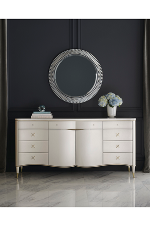   Cream Curved Dresser | Oroa.com
