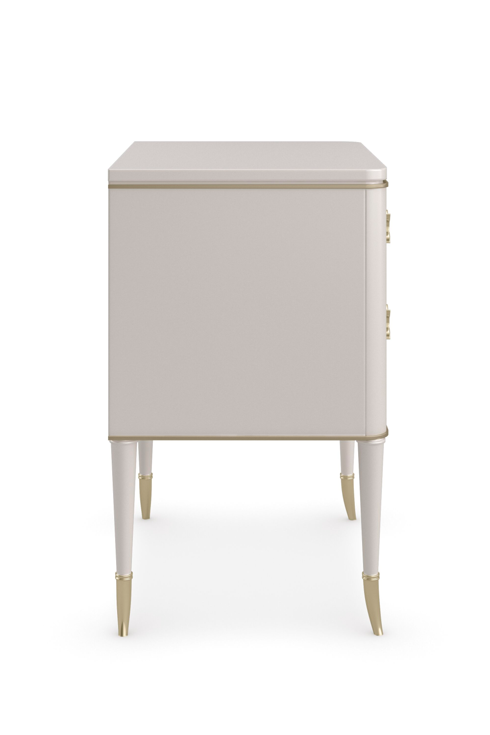  Modern Cream Nightstand | Oroa.com