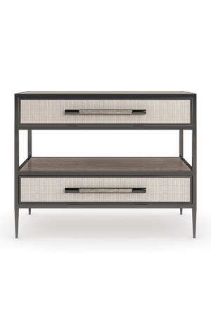   Bronze Framed Nightstand | Oroa.com