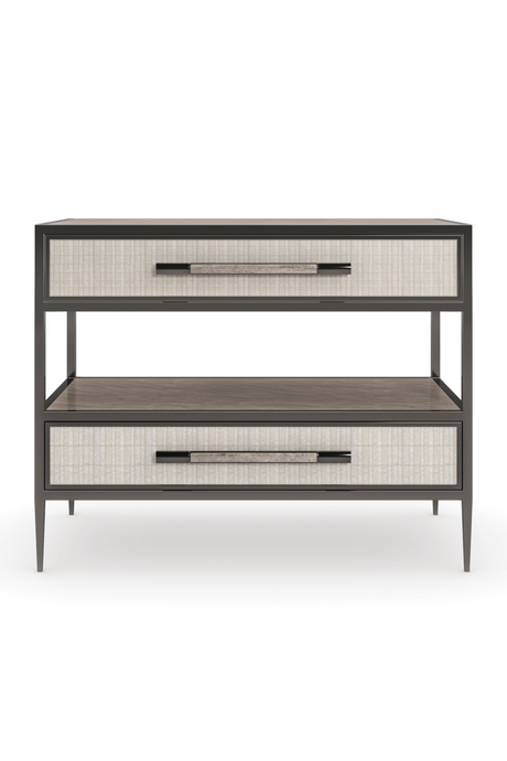   Bronze Framed Nightstand | Oroa.com