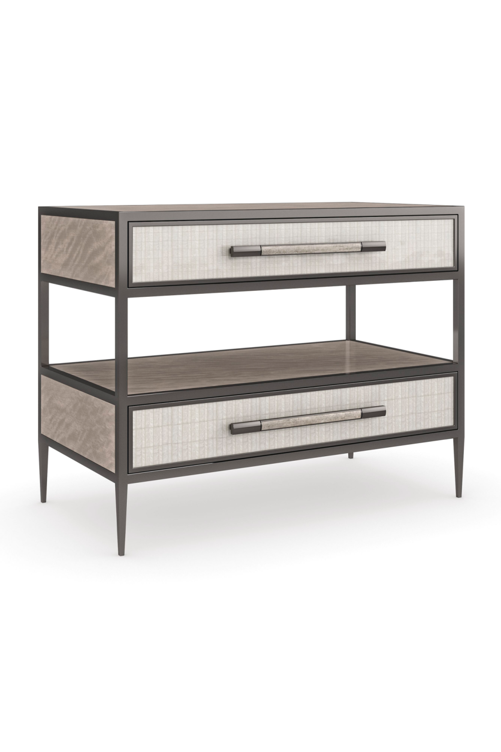   Bronze Framed Nightstand | Oroa.com