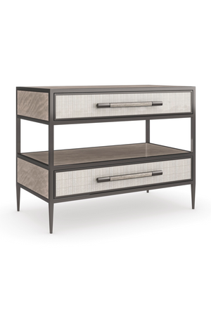   Bronze Framed Nightstand | Oroa.com