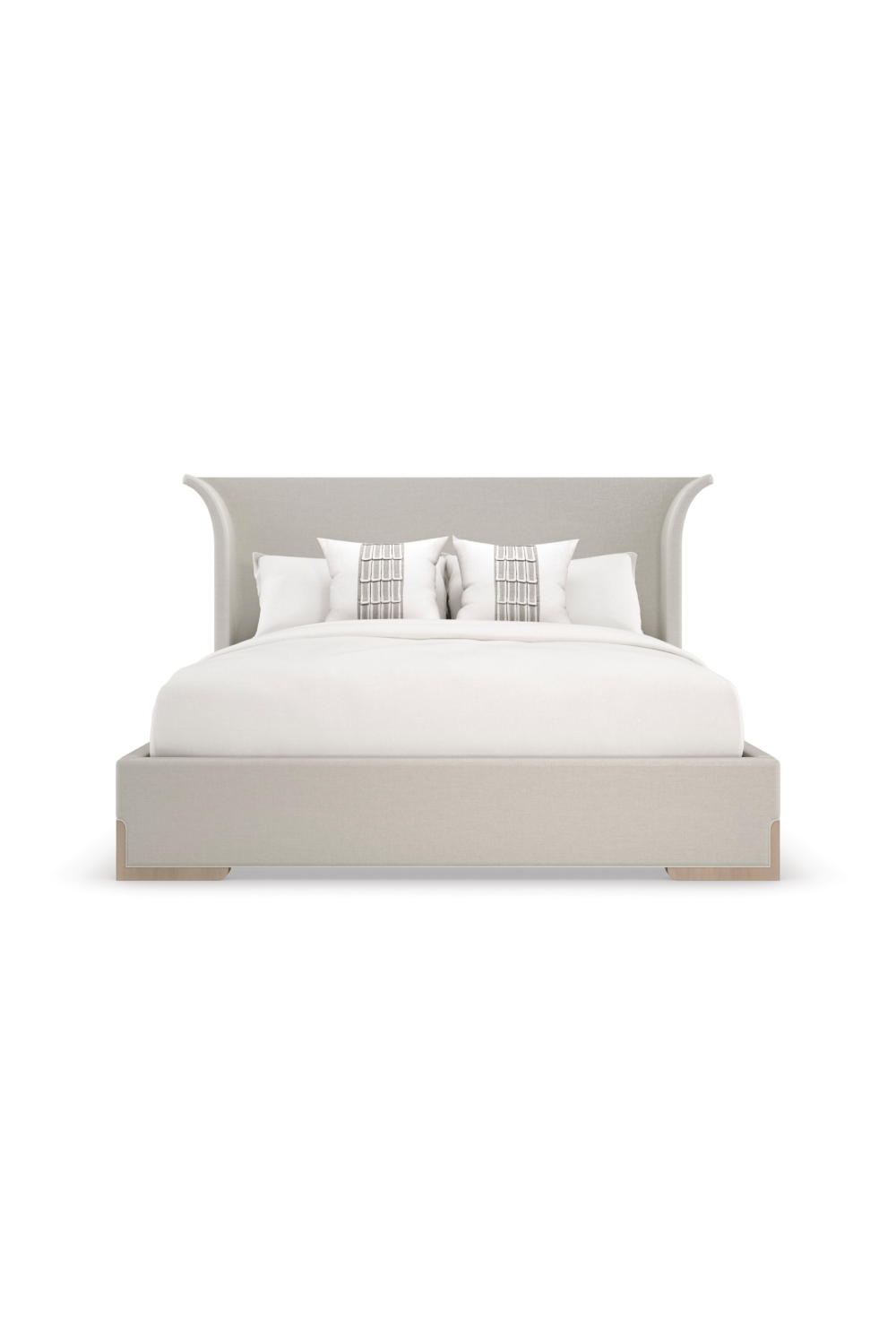   Light Gray Modern Bed | Oroa.com
