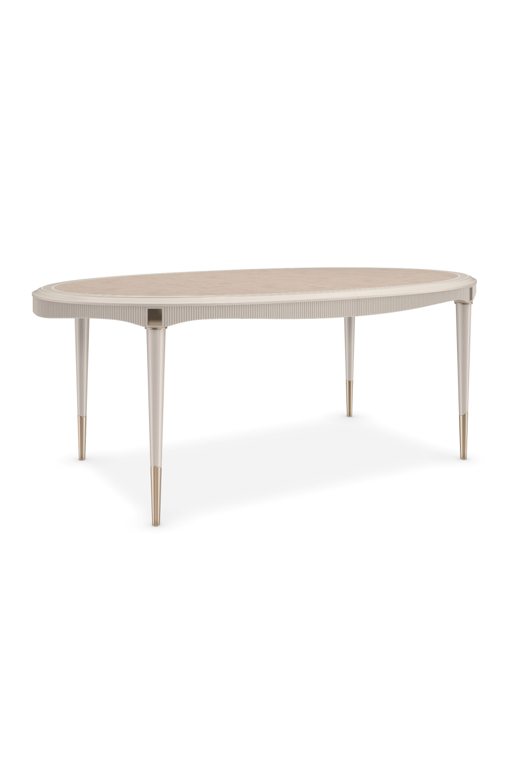   Cream Oval Dining Table | Oroa.com
